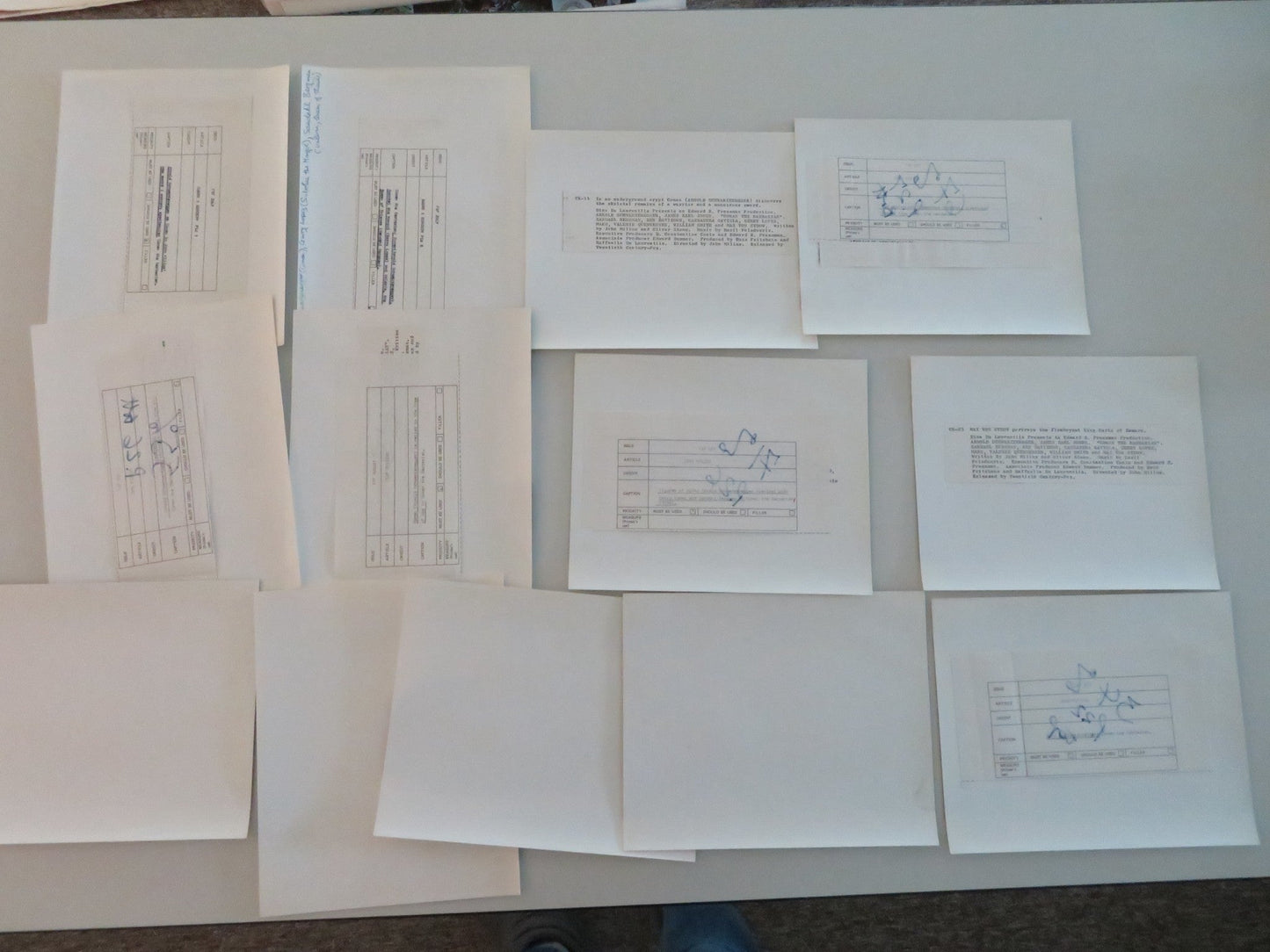 CONAN THE BARBARIAN - B MOVIE STILL PHOTO LOT OF 13 ARNOLD SCHWARZENEGGER 1981 Movie posters