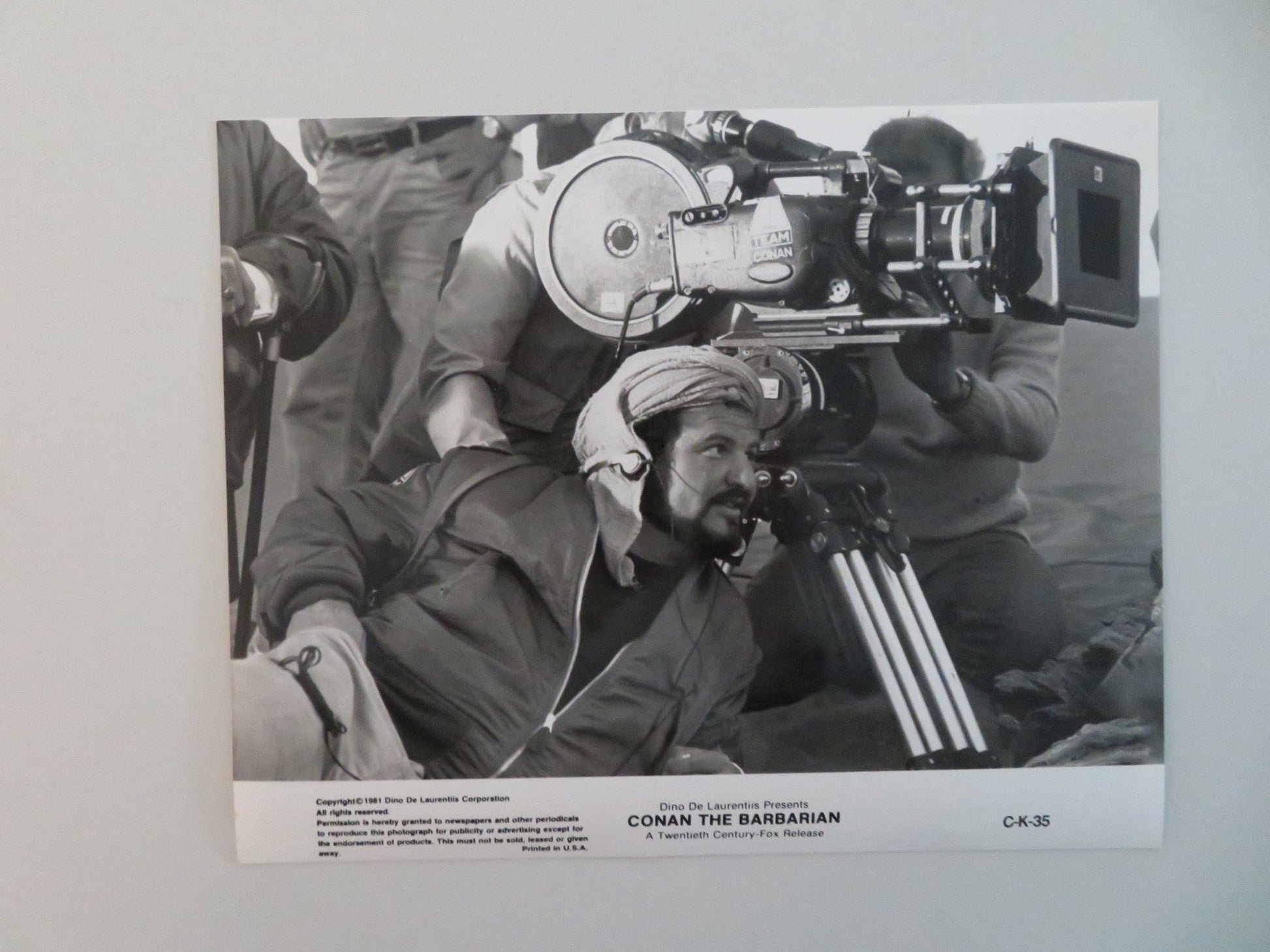 CONAN THE BARBARIAN - B MOVIE STILL PHOTO LOT OF 13 ARNOLD SCHWARZENEGGER 1981 Movie posters