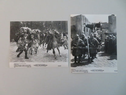 CONAN THE BARBARIAN - B MOVIE STILL PHOTO LOT OF 13 ARNOLD SCHWARZENEGGER 1981 Movie posters