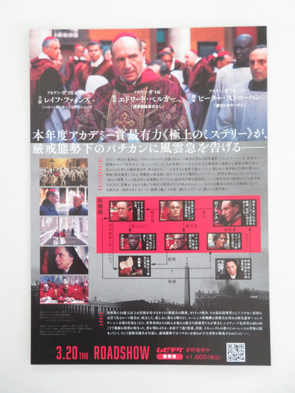 Conclave - A Japanese Chirashi (B5) Poster Ralph Fiennes John Lithgow 2024 Movie posters