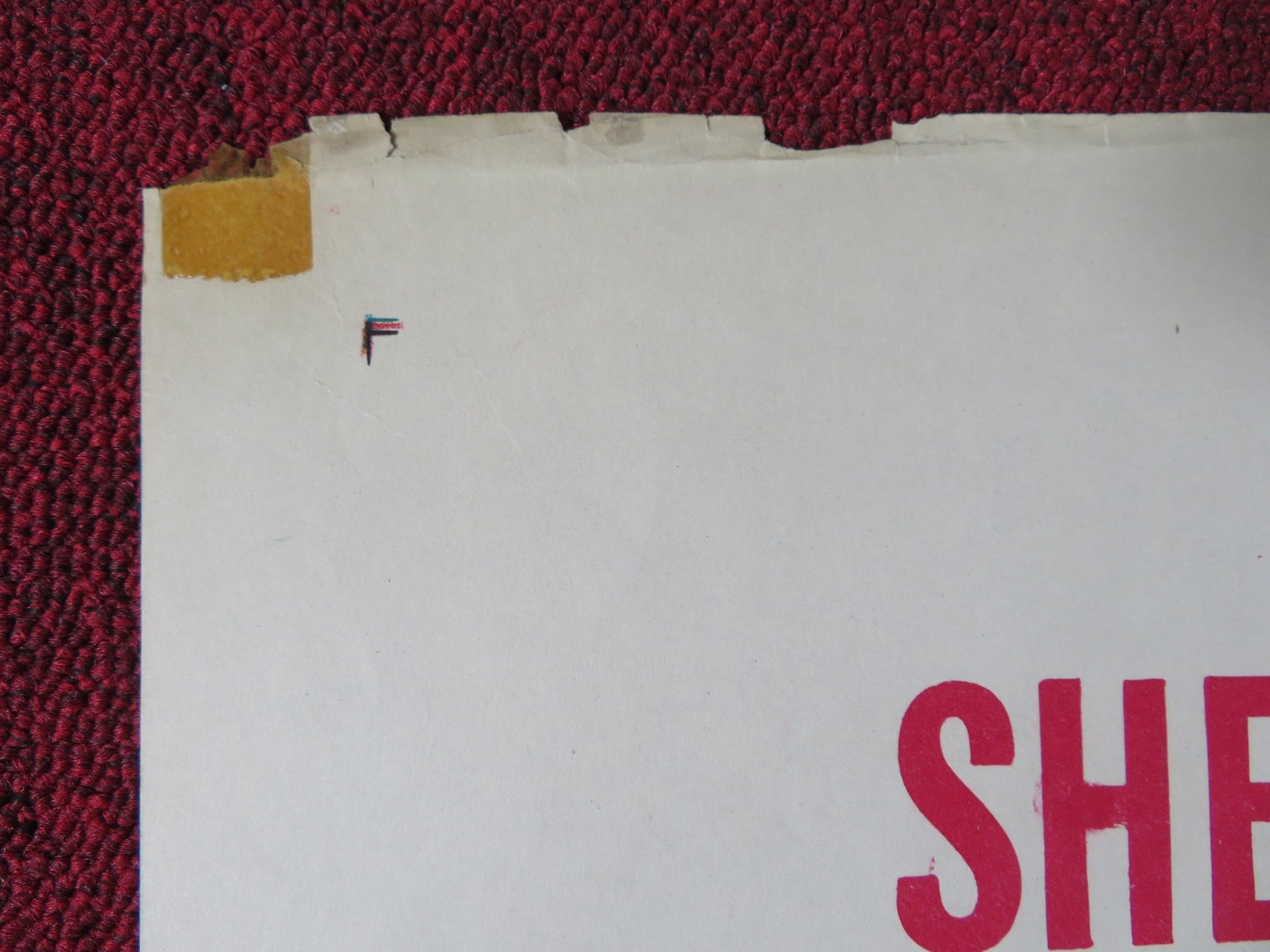 CONFIDENCE GIRL FOLDED US ONE SHEET POSTER TOM CONWAY HILLARY BROOKE 1952 Rendezvous Cinema Movie posters