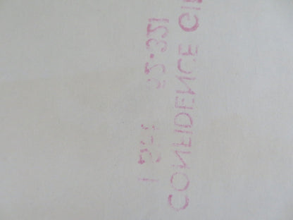 CONFIDENCE GIRL FOLDED US ONE SHEET POSTER TOM CONWAY HILLARY BROOKE 1952 Rendezvous Cinema Movie posters