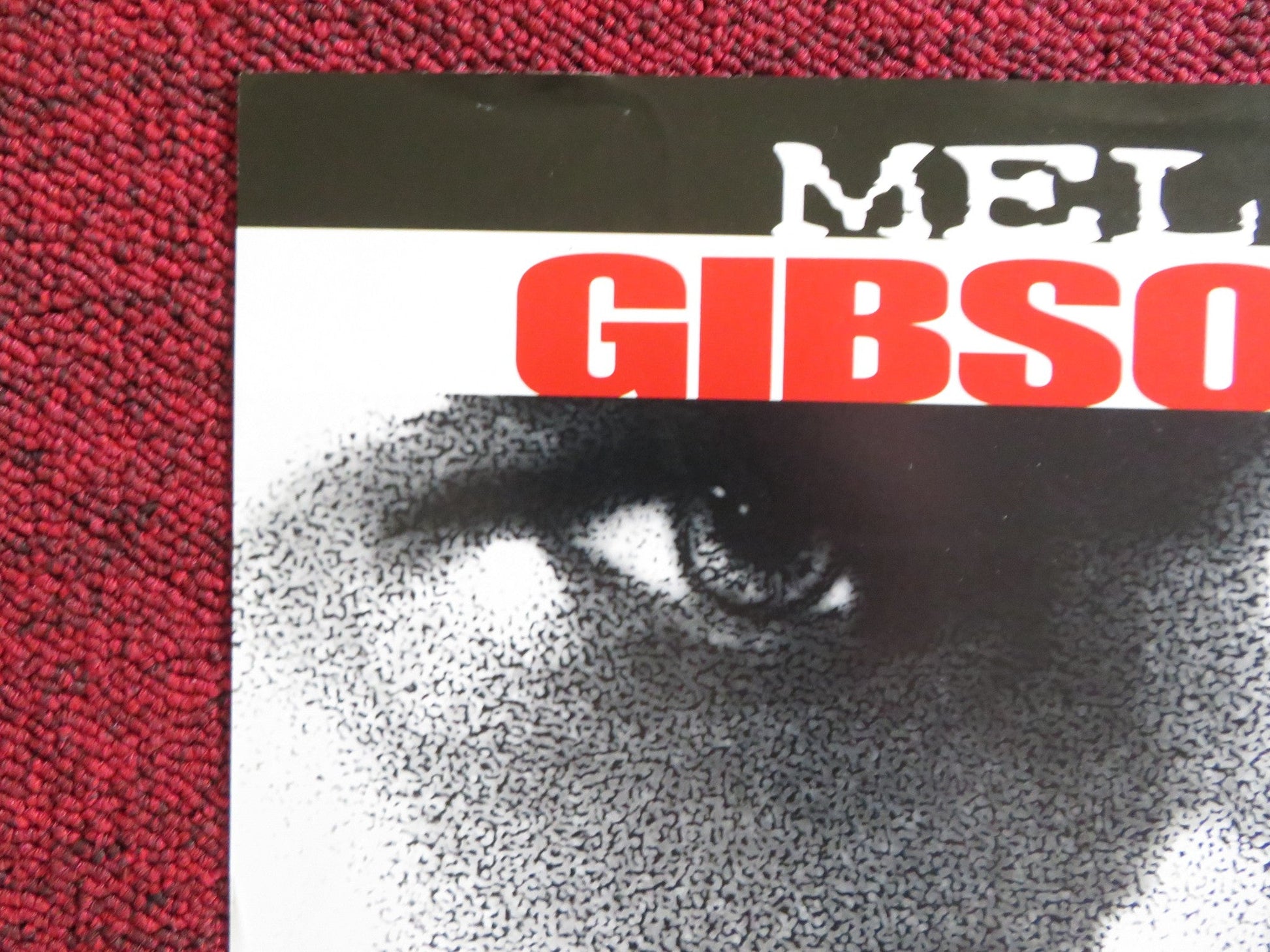 CONSPIRACY THEORY VHS VIDEO POSTER MEL GIBSON JULIA ROBERTS 1997 Rendezvous Cinema Movie posters