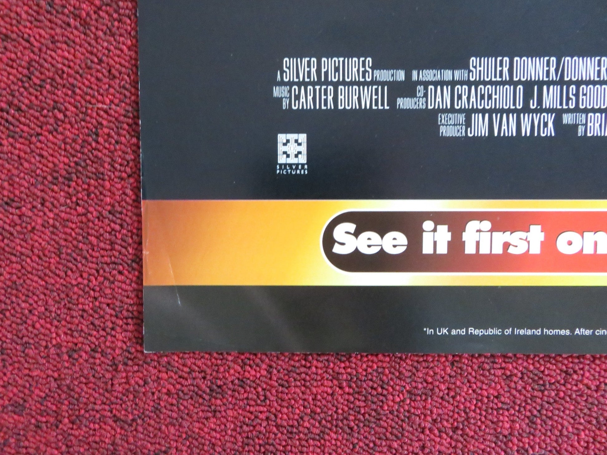 CONSPIRACY THEORY VHS VIDEO POSTER MEL GIBSON JULIA ROBERTS 1997 Rendezvous Cinema Movie posters