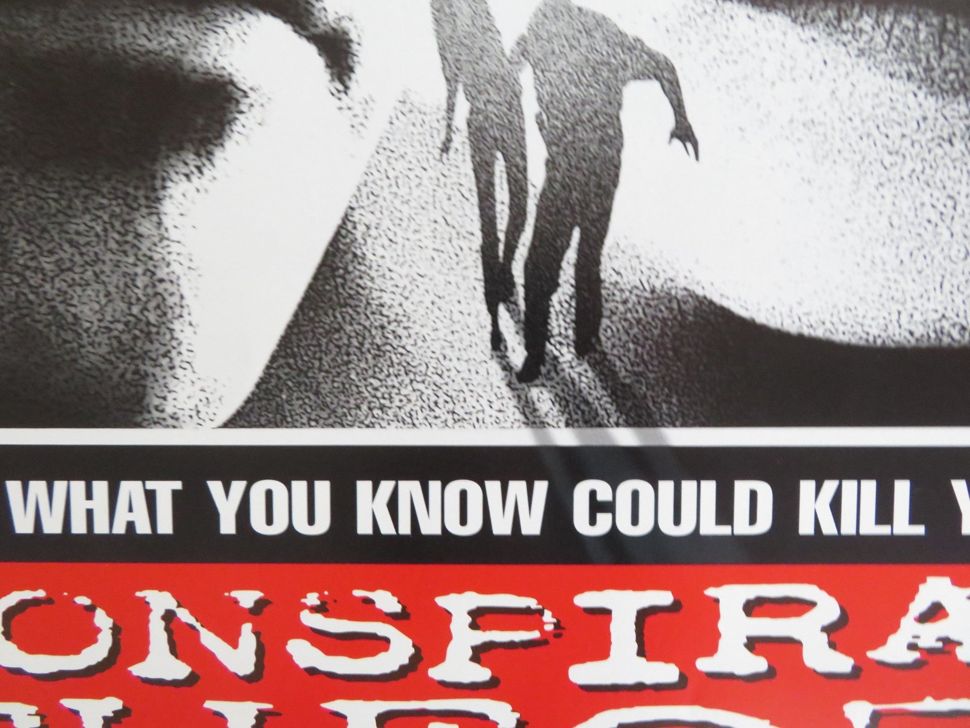 CONSPIRACY THEORY VHS VIDEO POSTER MEL GIBSON JULIA ROBERTS 1997 Rendezvous Cinema Movie posters