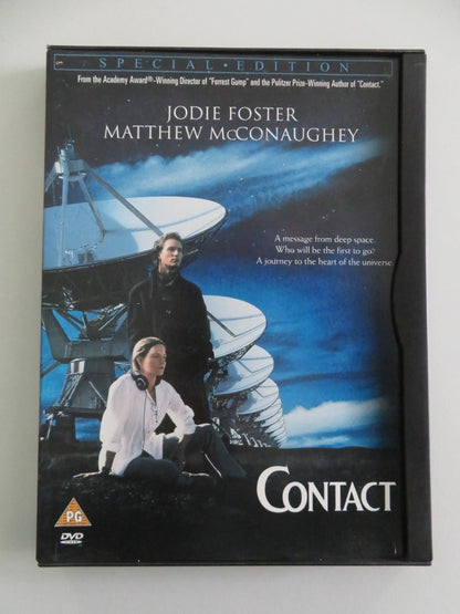 Contact - Special Edition (DVD) Jodie Foster Matthew McConaughey 1997 Region 2 Movie posters