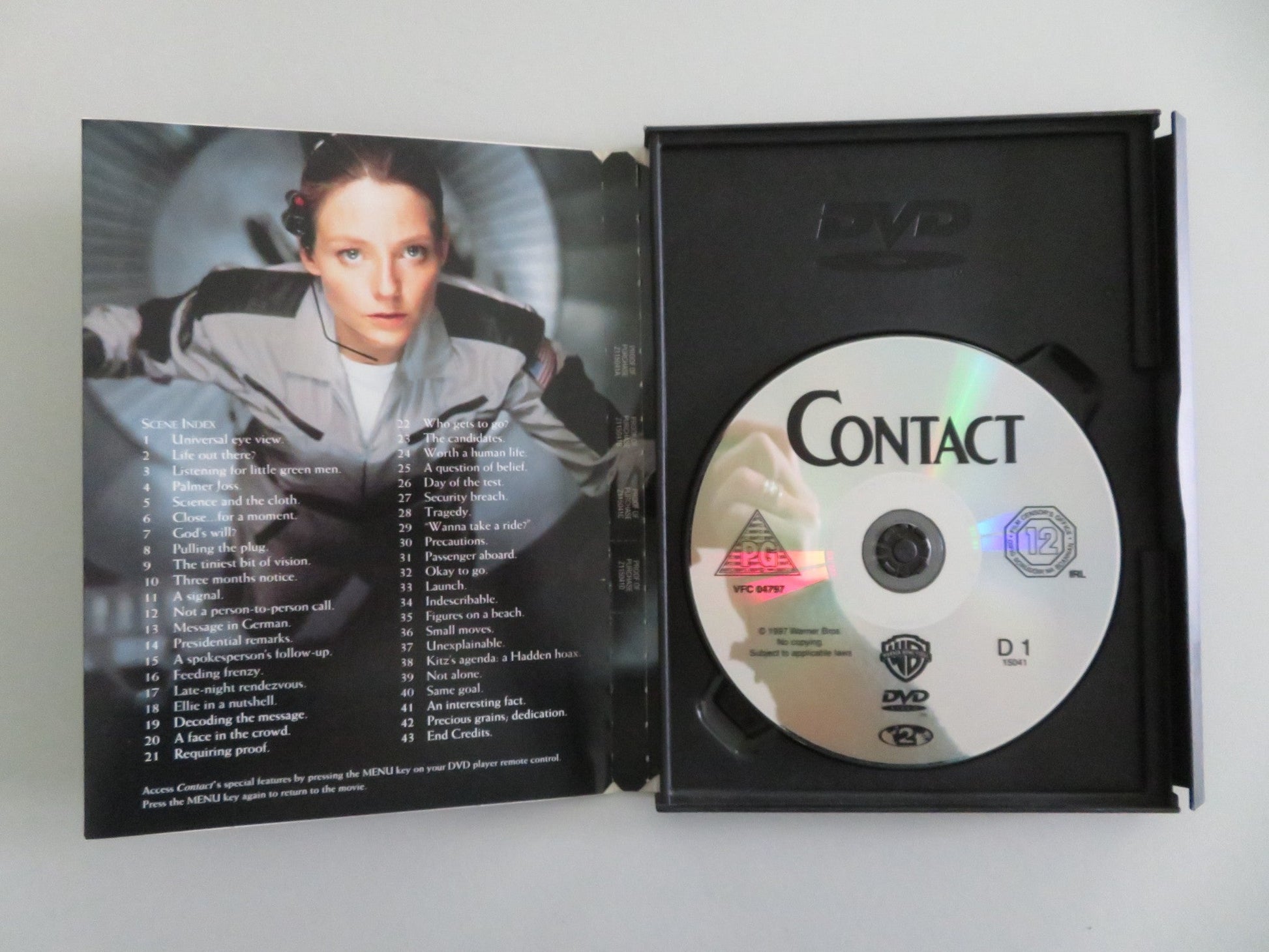 Contact - Special Edition (DVD) Jodie Foster Matthew McConaughey 1997 Region 2 Movie posters