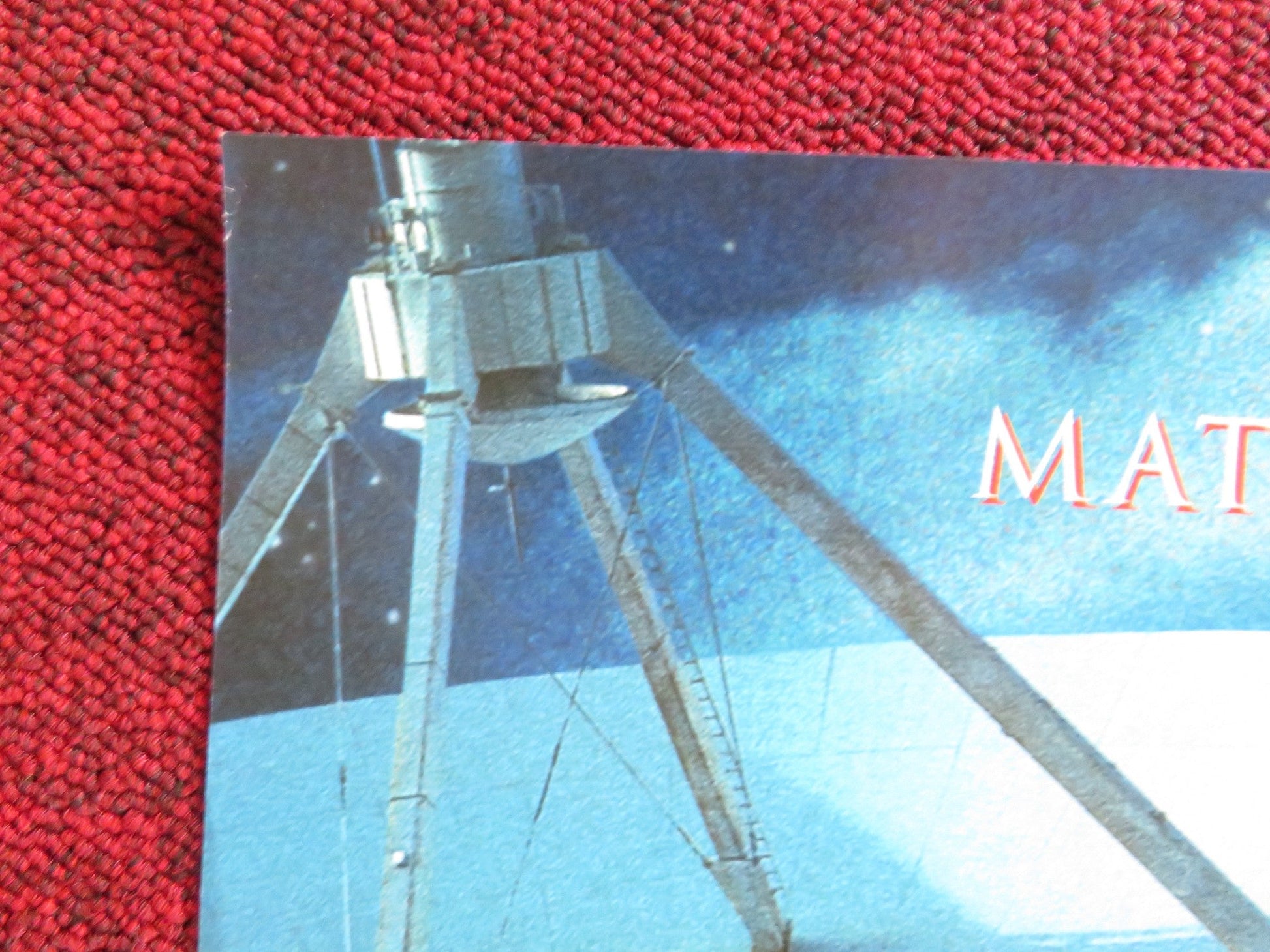 CONTACT VHS VIDEO POSTER JODIE FOSTER MATTHEW MCCONAUGHEY 1998 Rendezvous Cinema Movie posters