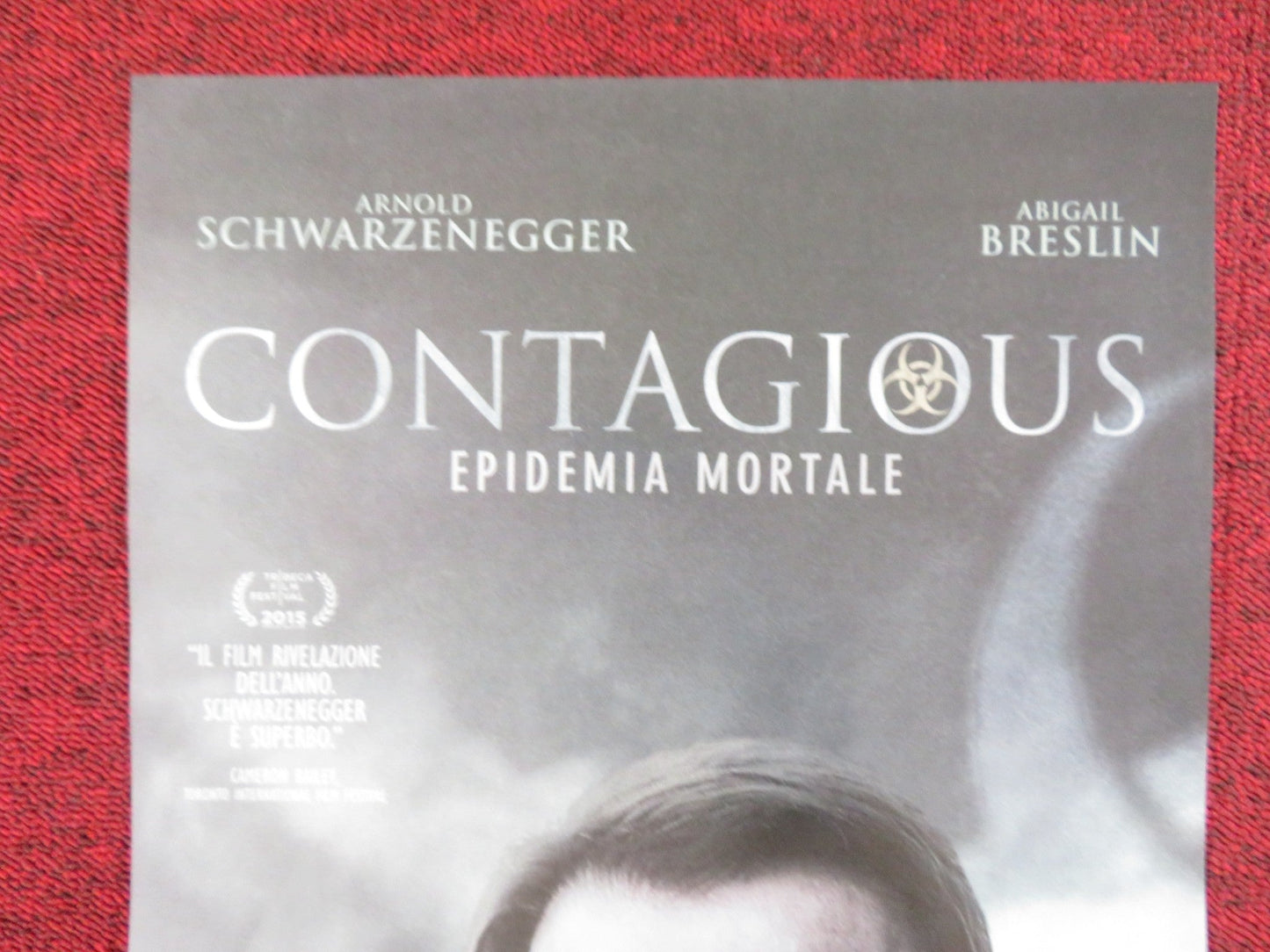 CONTAGIOUS - EPIDEMIA MORTALE ITALIAN LOCANDINA POSTER SCHWARZENEGGER 2015 Rendezvous Cinema Movie posters