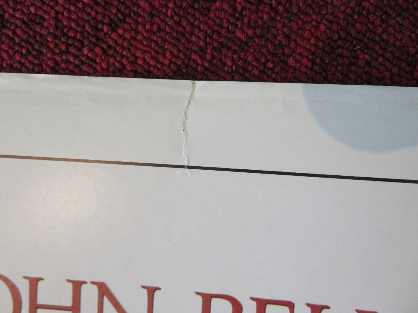 CONTINENTAL DIVIDE FOLDED US ONE SHEET POSTER JOHN BELUSHI BLAIR BROWN 1981 Rendezvous Cinema Movie posters