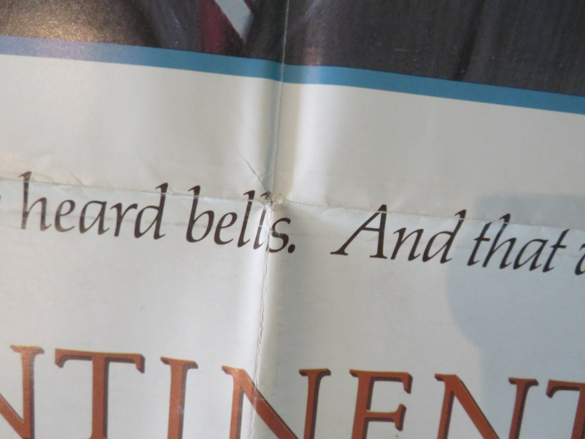 CONTINENTAL DIVIDE FOLDED US ONE SHEET POSTER JOHN BELUSHI BLAIR BROWN 1981 Rendezvous Cinema Movie posters