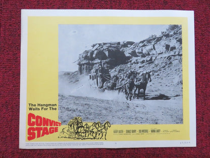 CONVICT STAGE US LOBBY CARD FULL SET HARRY LAUTER DONALD BARRY 1965 Rendezvous Cinema Movie posters