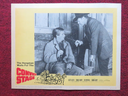 CONVICT STAGE US LOBBY CARD FULL SET HARRY LAUTER DONALD BARRY 1965 Rendezvous Cinema Movie posters