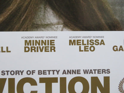 CONVICTION US ONE SHEET ROLLED POSTER SAM ROCKWELL HILARY SWANK 2010 Rendezvous Cinema Movie posters