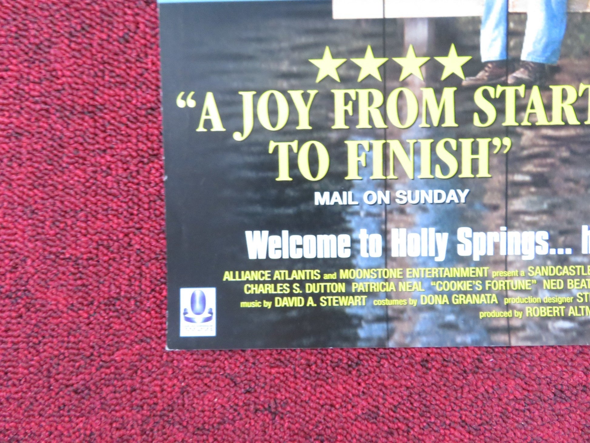 COOKIE'S FORTUNE VHS VIDEO POSTER GLENN CLOSE JULIANNE MOORE 1999 Rendezvous Cinema Movie posters