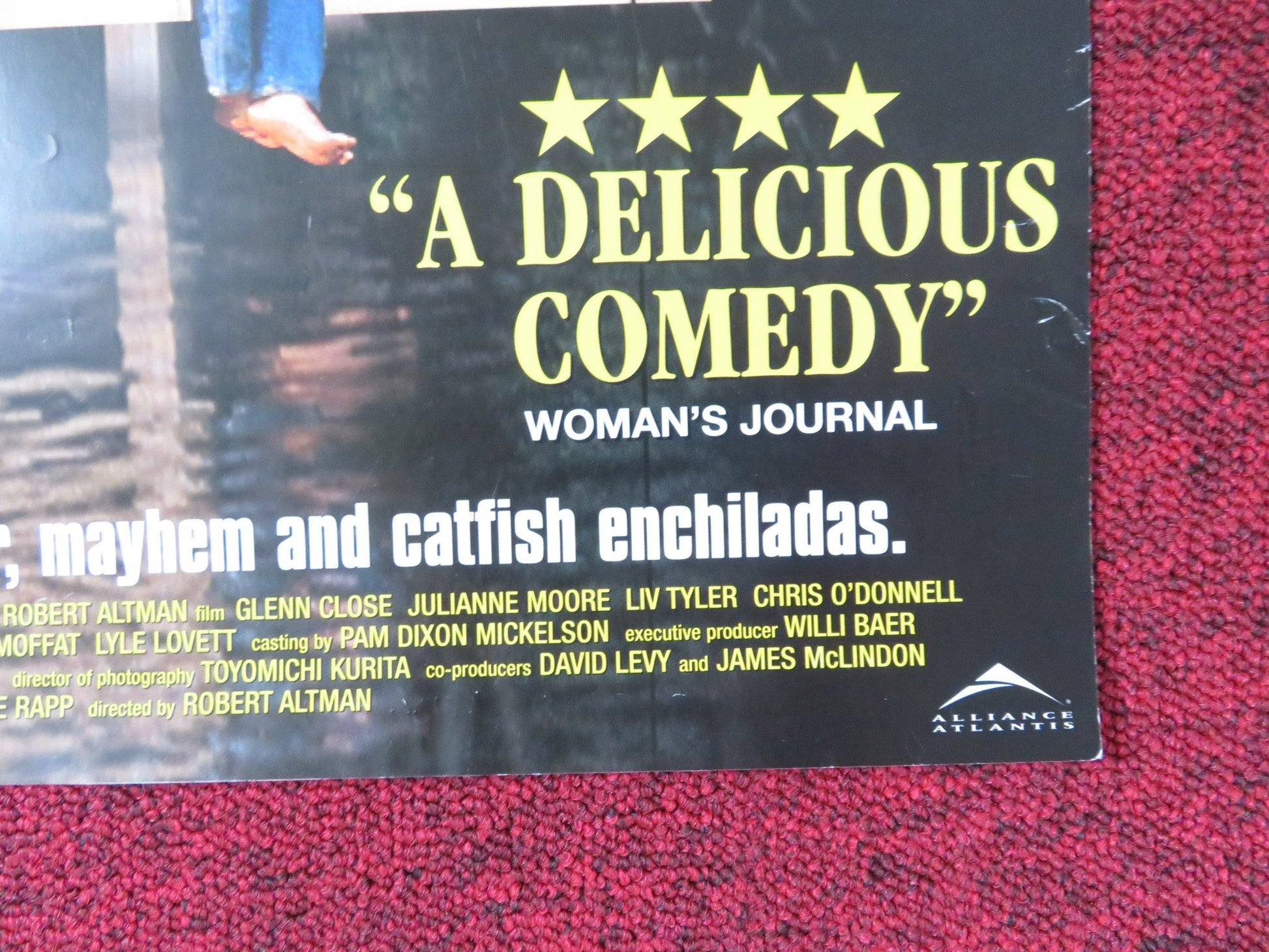 COOKIE'S FORTUNE VHS VIDEO POSTER GLENN CLOSE JULIANNE MOORE 1999 Rendezvous Cinema Movie posters