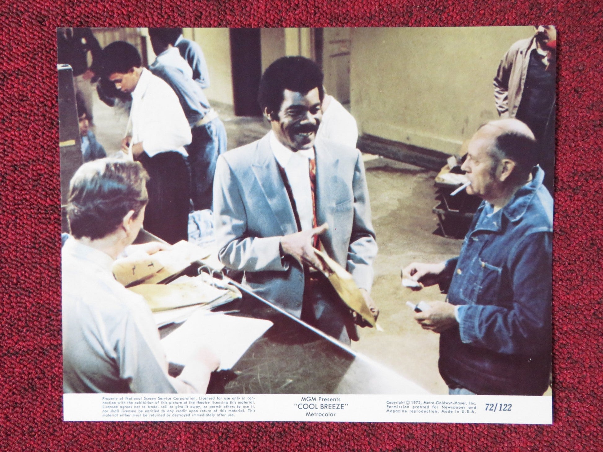 COOL BREEZE - A LOBBY CARD THALMUS RASULALA JUDY PACE 1972 Rendezvous Cinema Movie posters