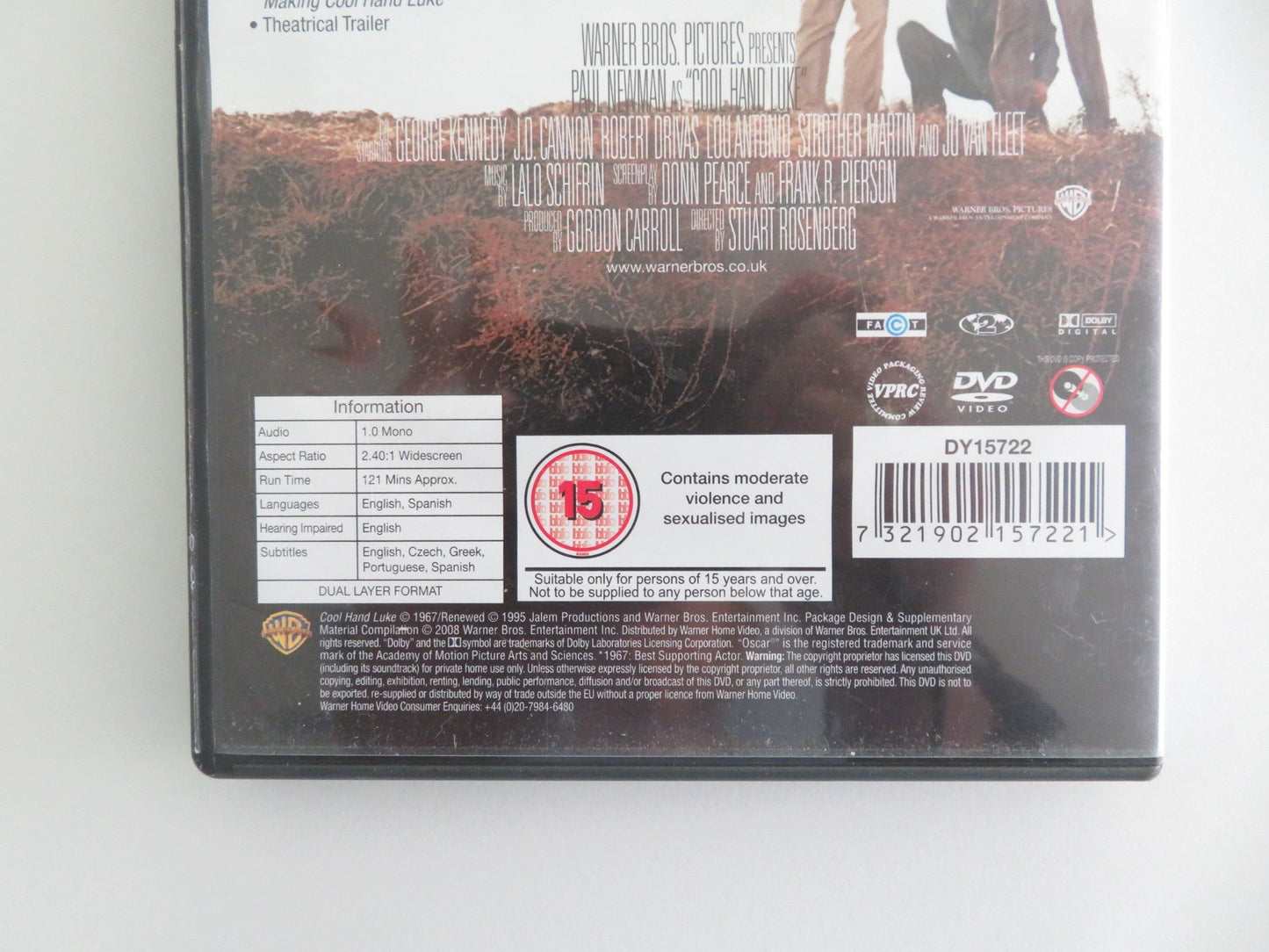COOL HAND LUKE - DELUXE EDITION (DVD) PAUL NEWMAN GEORGE KENNEDY 1967 REGION 2 Movie posters