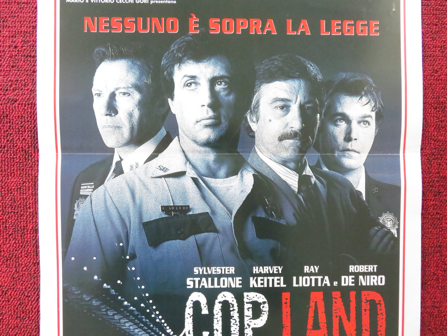 COP LAND ITALIAN LOCANDINA POSTER SYLVESTER STALLONE HARVEY KEITEL 1997 Rendezvous Cinema Movie posters