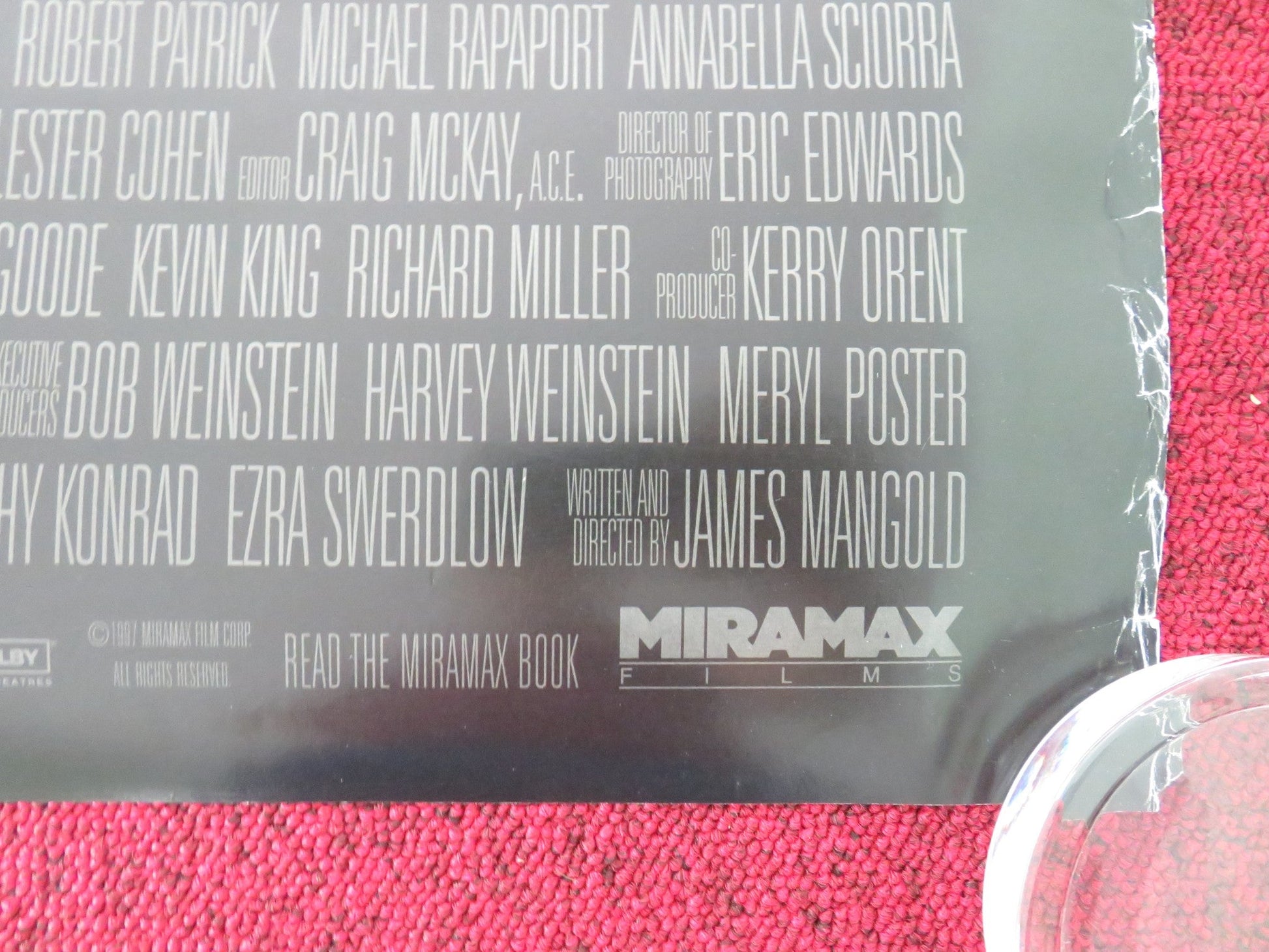 COP LAND US ONE SHEET ROLLED POSTER SYLVESTER STALLONE ROBERT DE NIRO 1997 Movie posters