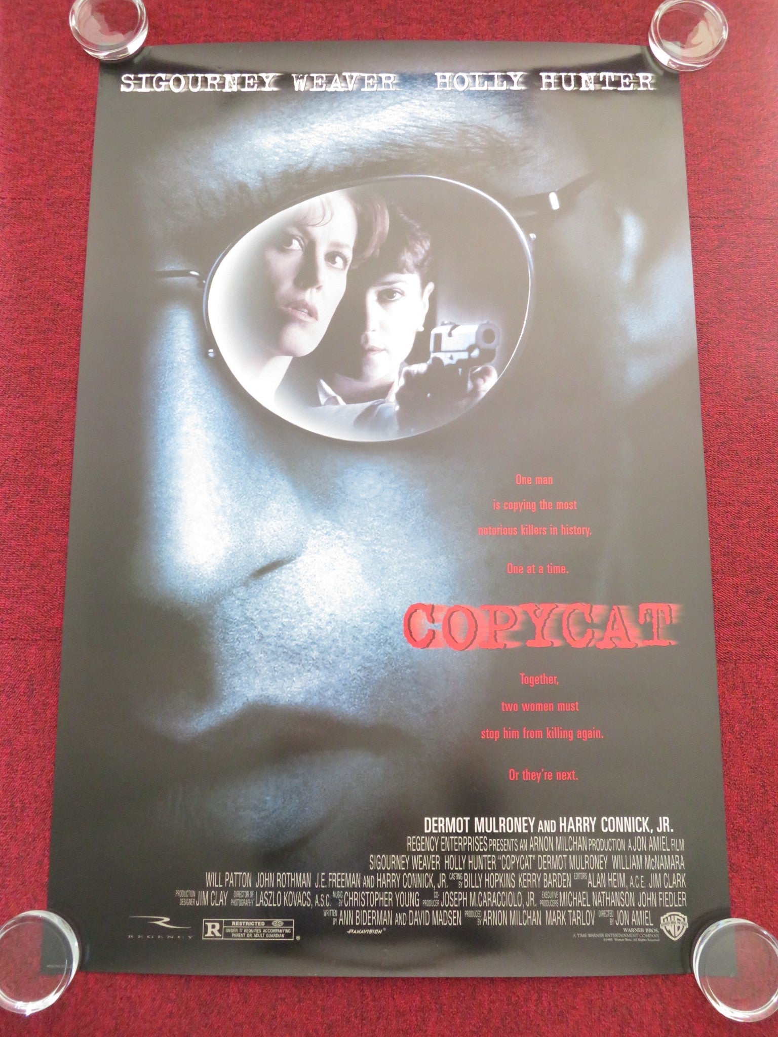 COPYCAT US ONE SHEET ROLLED POSTER SIGOURNEY WEAVER HOLLY HUNTER 1995 Movie posters