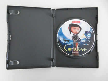 Coraline (DVD) Dakota Fanning Teri Hatcher 2009 Region 2, 4, 5 Movie posters