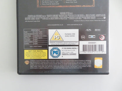 CORPSE BRIDE (DVD) JOHNNY DEPP HELENA BONHAM CARTER 2005 REGION 2 Movie posters