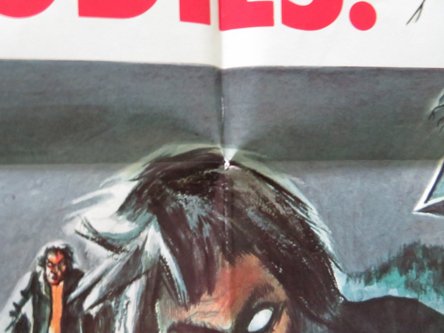 CORPSE EATERS FOLDED US ONE SHEET POSTER MICHAEL HOPKINS ED LEBRETON 1974 Movie posters