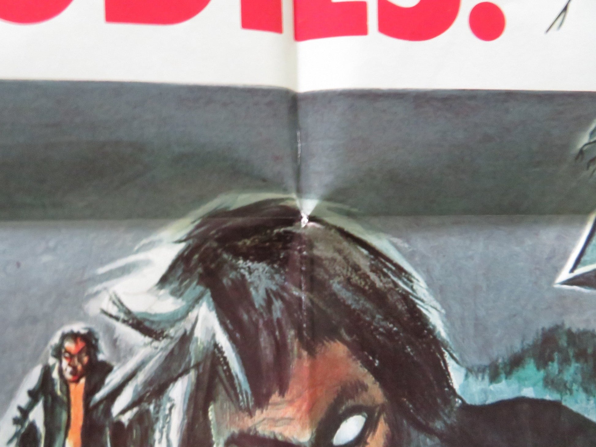 CORPSE EATERS FOLDED US ONE SHEET POSTER MICHAEL HOPKINS ED LEBRETON 1974 Movie posters