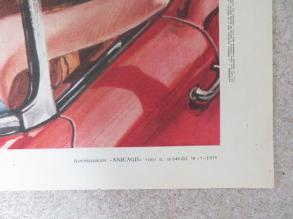 CORRI, CORRI...JIMMY LOGAN ITALIAN 2 FOGLIO POSTER RAY DANTON AGNES SPAAK 1971 Rendezvous Cinema Movie posters