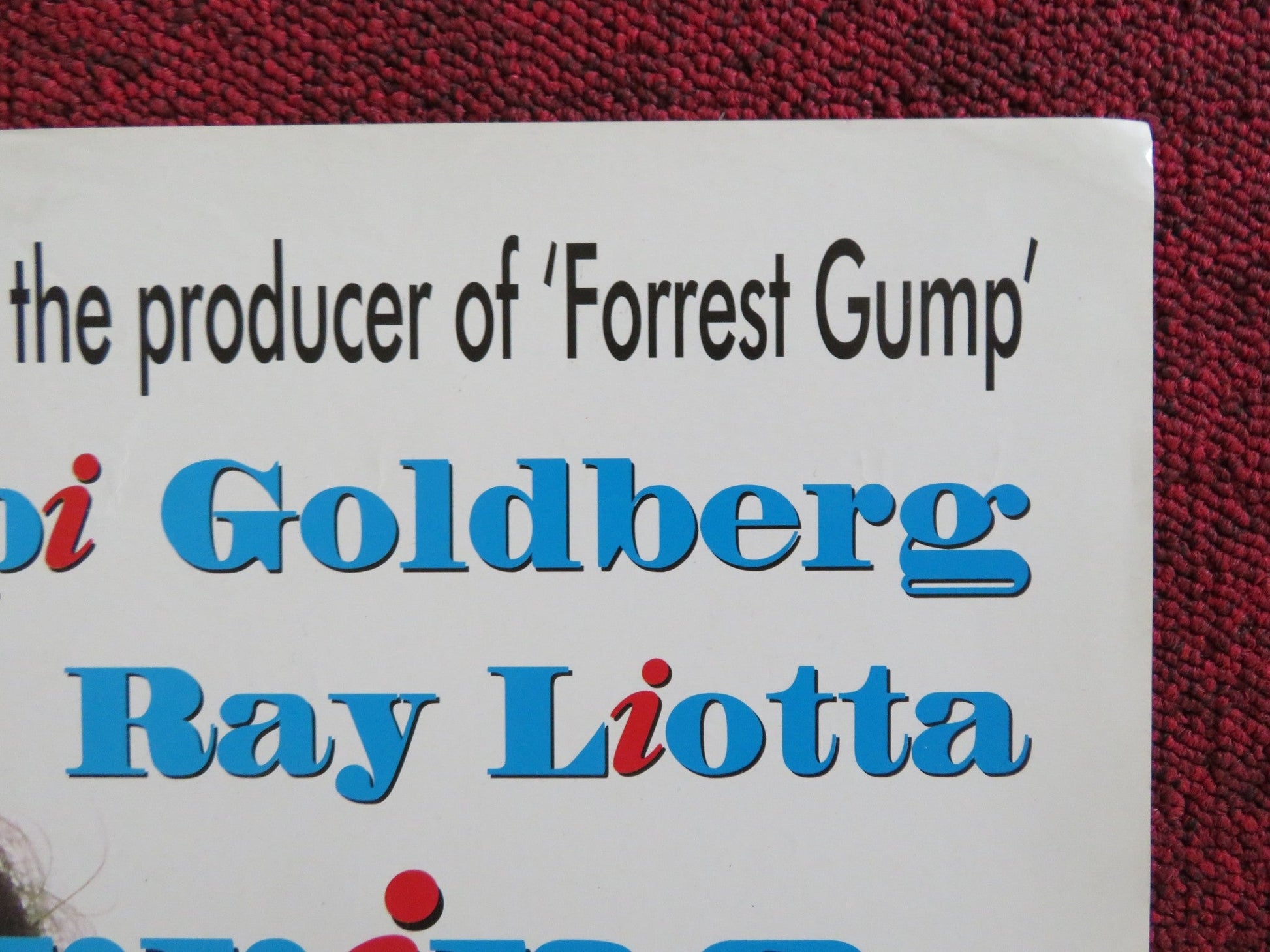 CORRINA, CORRINA VHS VIDEO POSTER WHOOPI GOLDBERG RAY LIOTTA 1994 Rendezvous Cinema Movie posters