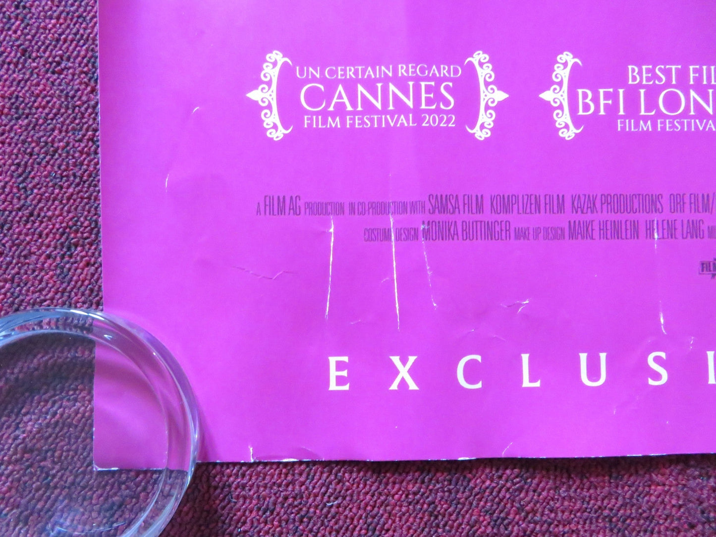 CORSAGE UK QUAD ROLLED POSTER VICKY KRIEPS FLORIAN TEICHTMEISTER 2022 Rendezvous Cinema Movie posters