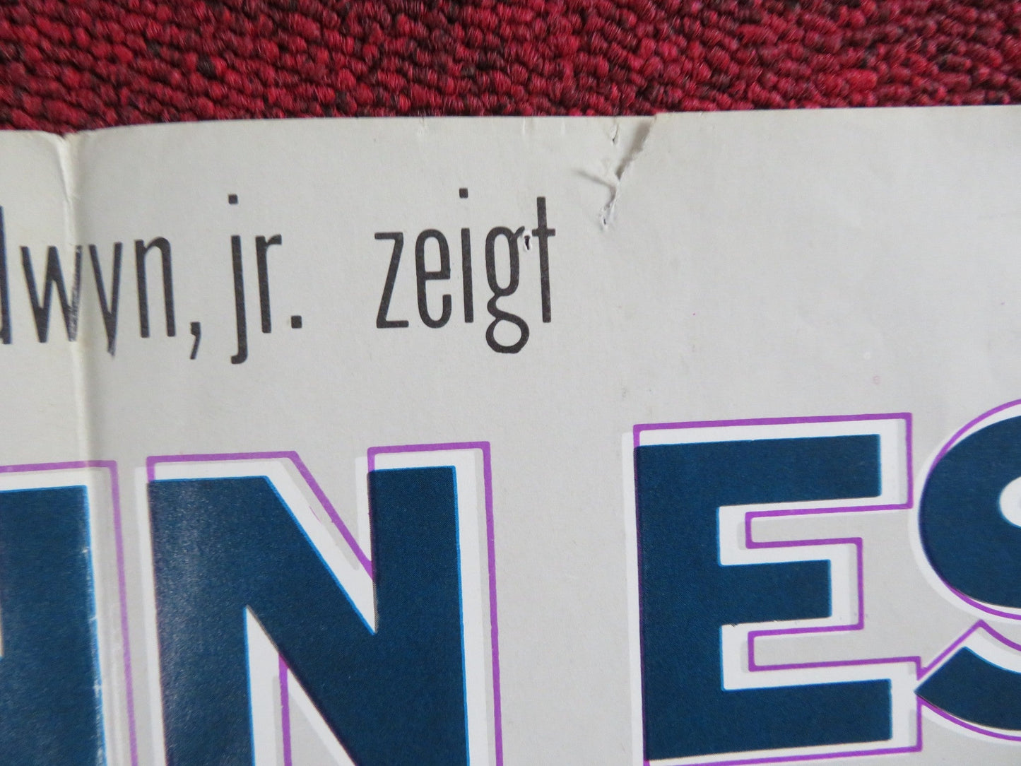 COTTON COMES TO HARLEM GERMAN A1 POSTER FOLDED GODFREY CAMBRIDGE 1971 Rendezvous Cinema Movie posters