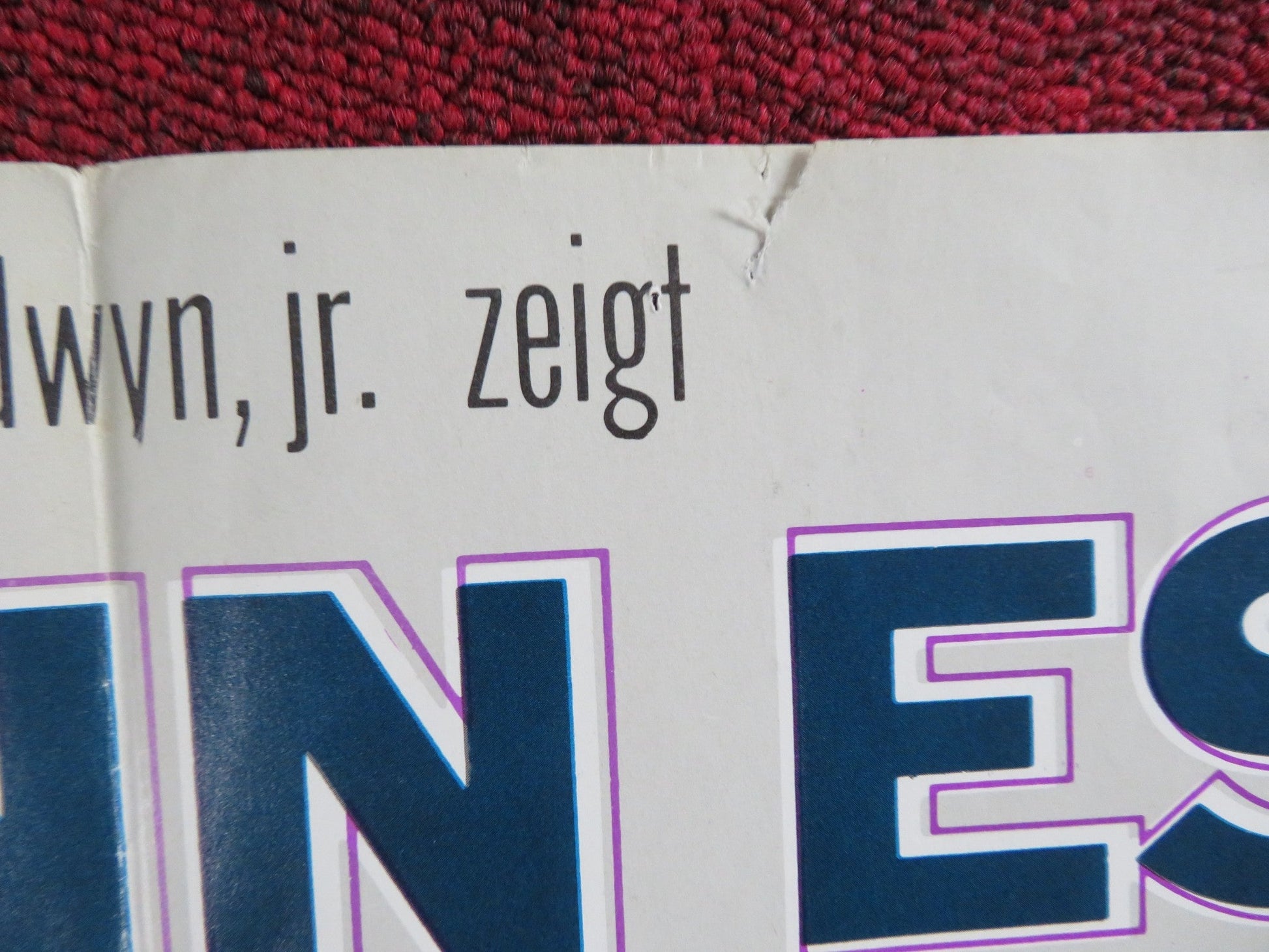 COTTON COMES TO HARLEM GERMAN A1 POSTER FOLDED GODFREY CAMBRIDGE 1971 Rendezvous Cinema Movie posters