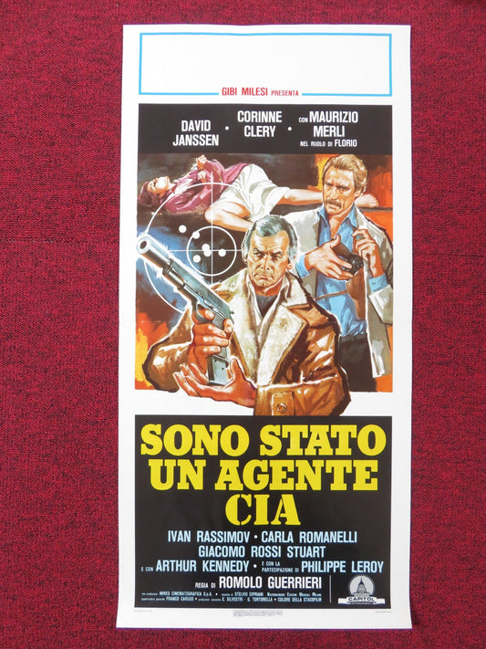 COVERT ACTION ITALIAN LOCANDINA POSTER DAVID JANSSEN CORINNE CLERY 1978 Rendezvous Cinema Movie posters