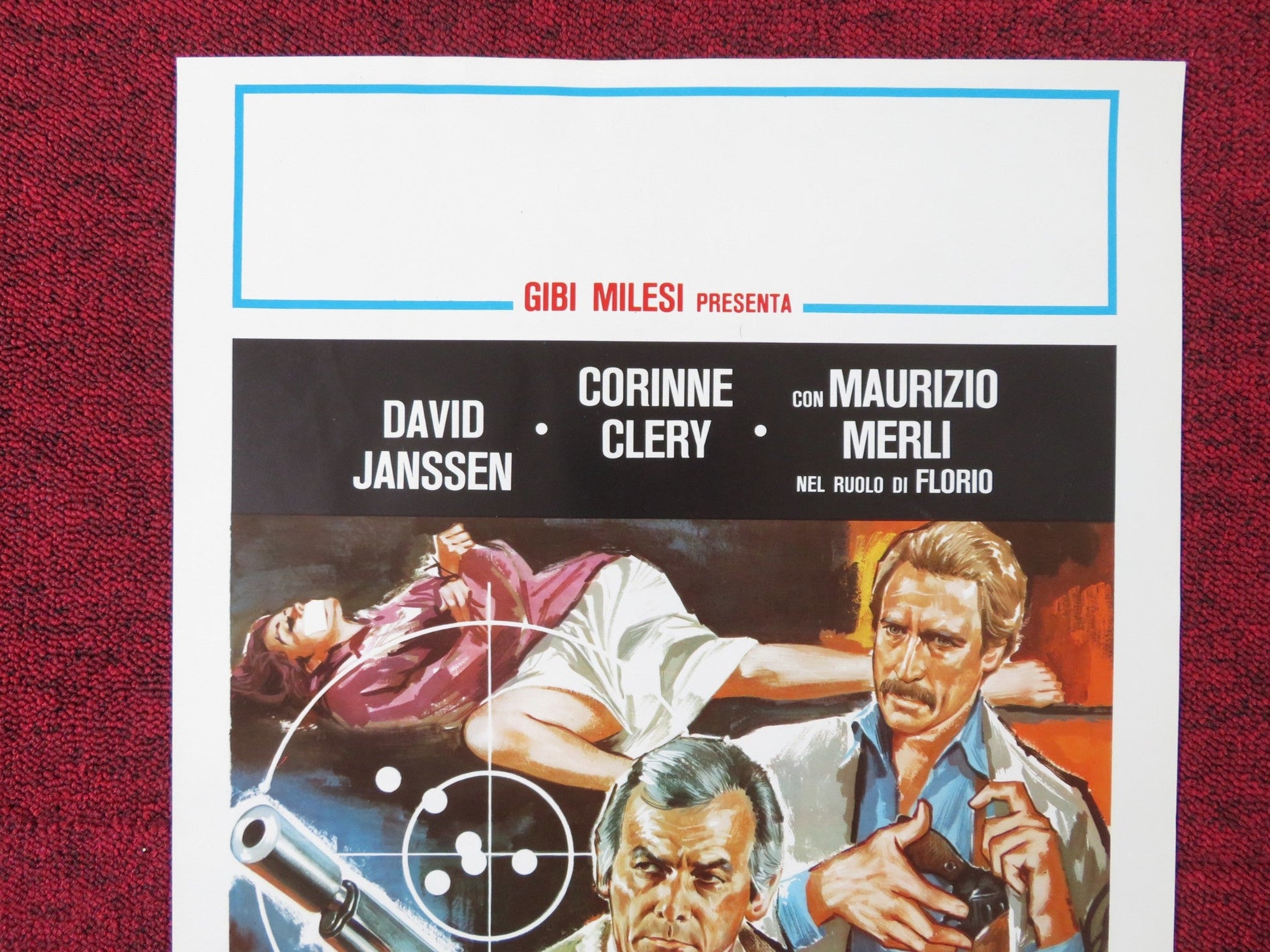 COVERT ACTION ITALIAN LOCANDINA POSTER DAVID JANSSEN CORINNE CLERY 1978 Rendezvous Cinema Movie posters