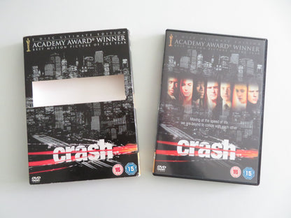 CRASH - 2 DISC ULTIMATE EDITION (DVD) DON CHEADLE SANDRA BULLOCK 2004 REGION 2 Rendezvous Cinema Movie posters