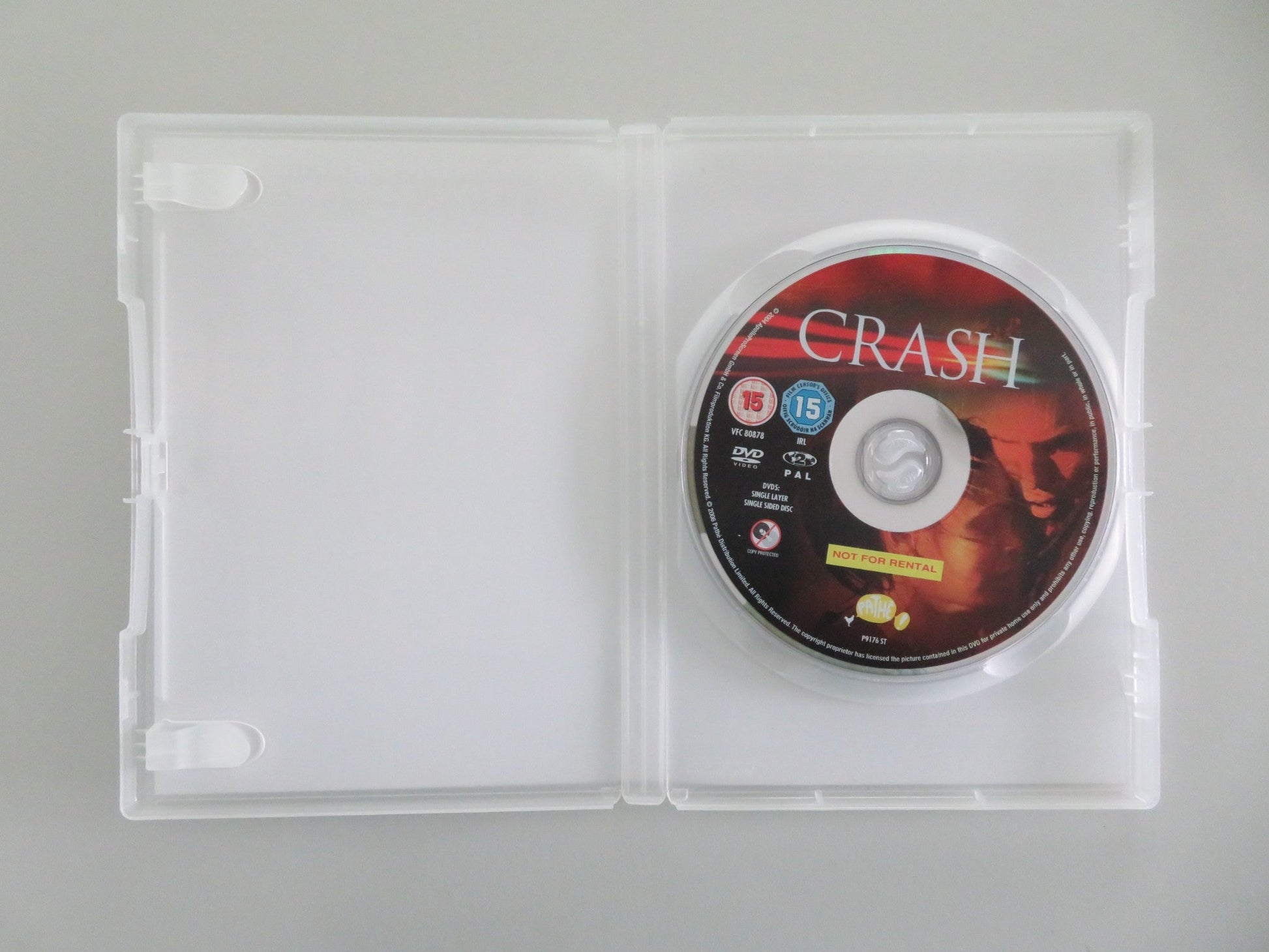 CRASH - B (DVD) SANDRA BULLOCK DON CHEADLE 2004 REGION 2 Movie posters