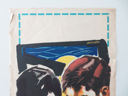 CRAZED FRUIT ITALIAN LOCANDINA POSTER YUJIRO ISHIHARA MASAHIKO TSUGAWA 1959 Movie posters