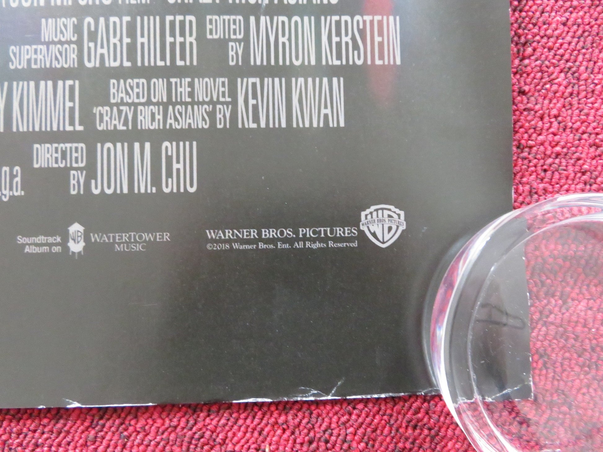 CRAZY RICH ASIANS UK QUAD ROLLED POSTER CONSTANCE WU MICHELLE YEOH 2018 Rendezvous Cinema Movie posters