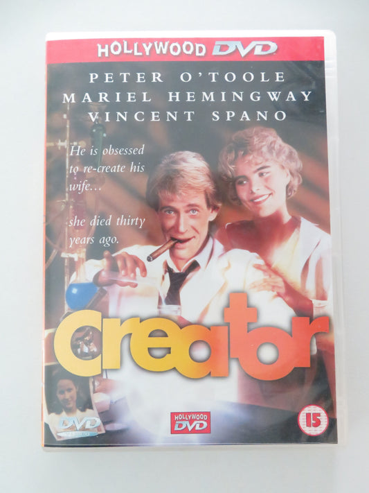 Creator (DVD) Peter O'Toole Mariel Hemingway Vincent Spano 1985 Movie posters