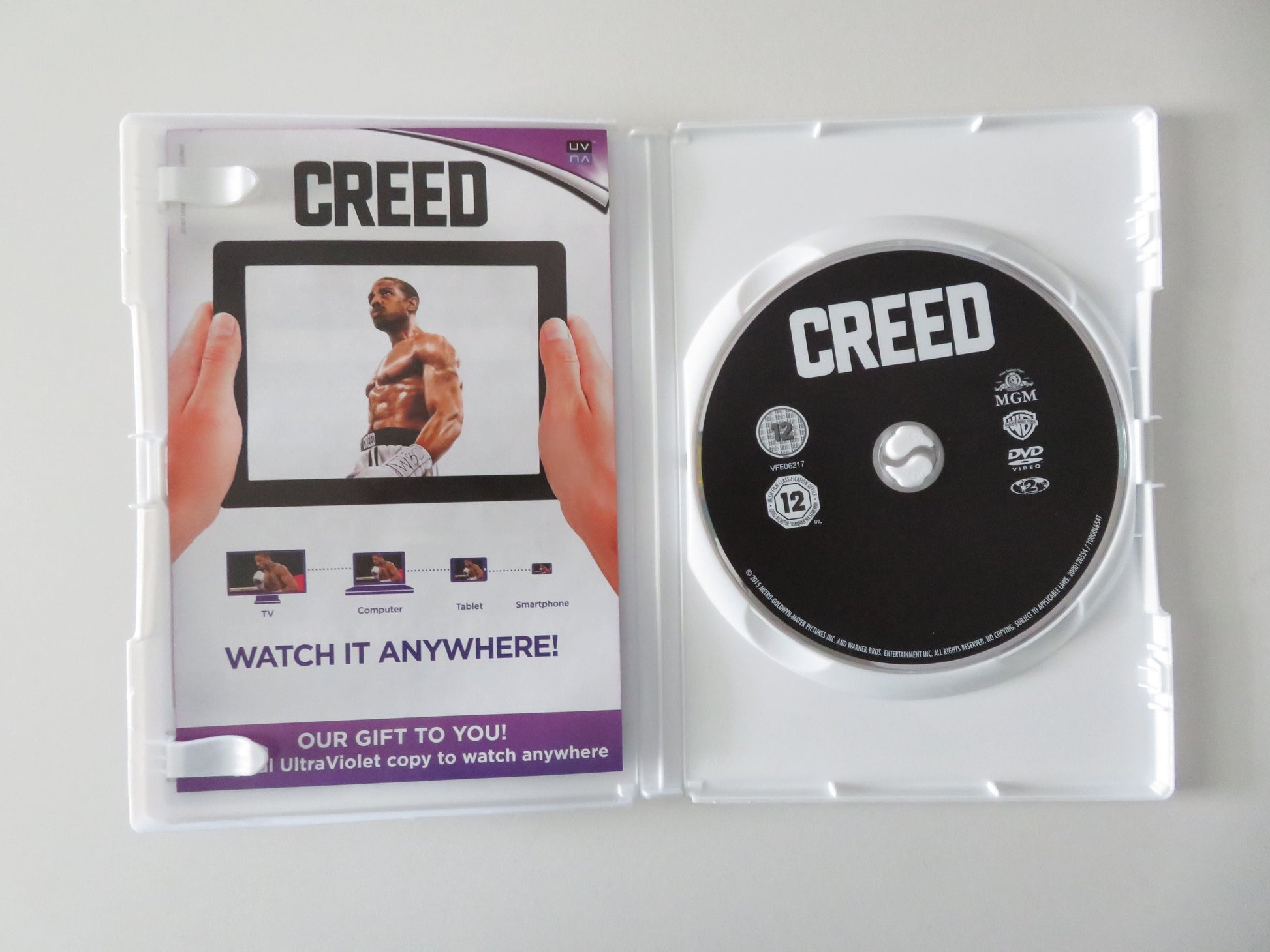 Creed (DVD) Michael B. Jordan Sylvester Stallone 2015 Region 2 Movie posters