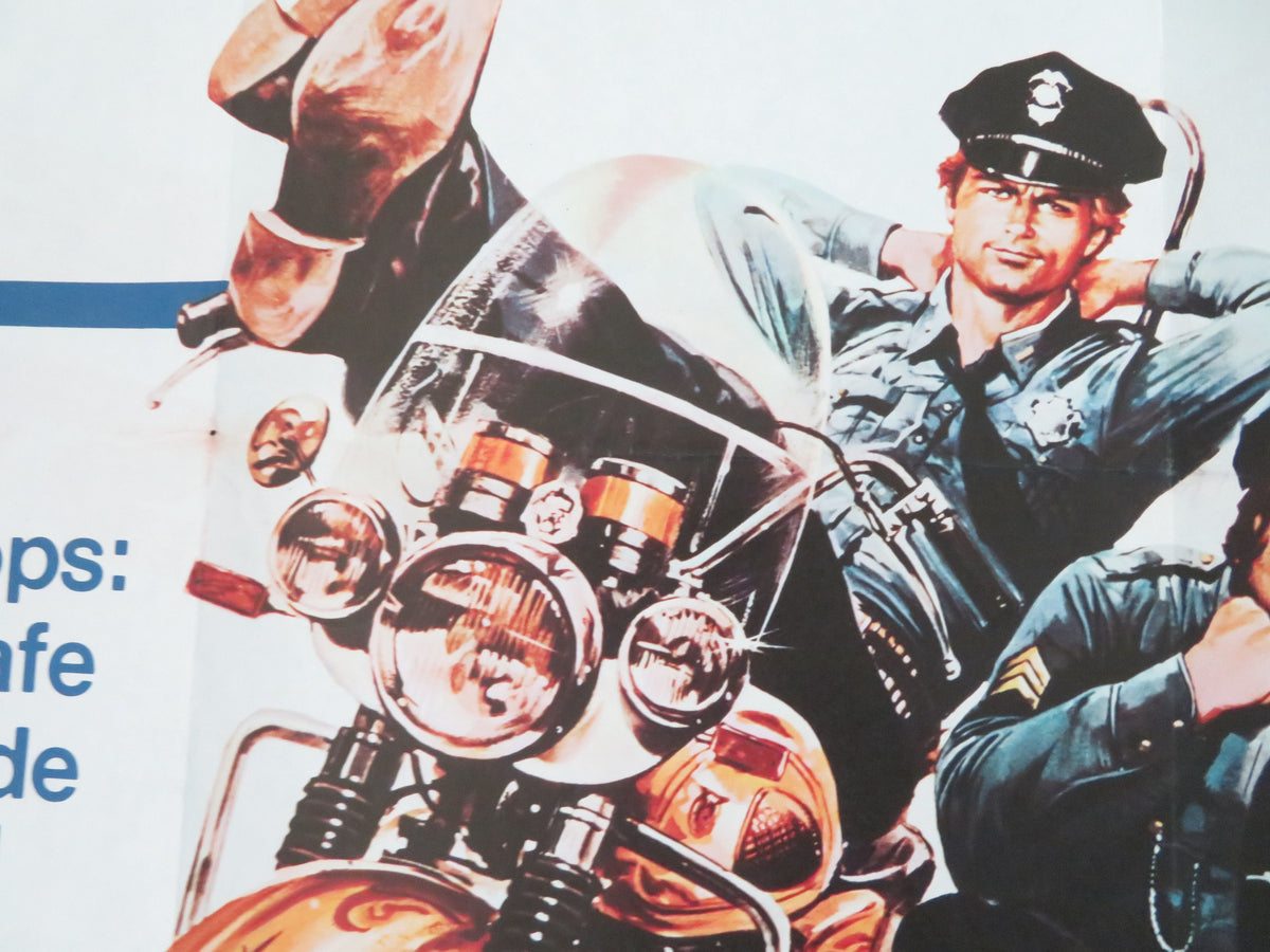 Crime Busters + Mayday ay 40,000 Feet! UK Quad Rolled Poster Bud Spencer 1977 Movie posters