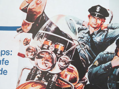 Crime Busters + Mayday ay 40,000 Feet! UK Quad Rolled Poster Bud Spencer 1977 Movie posters