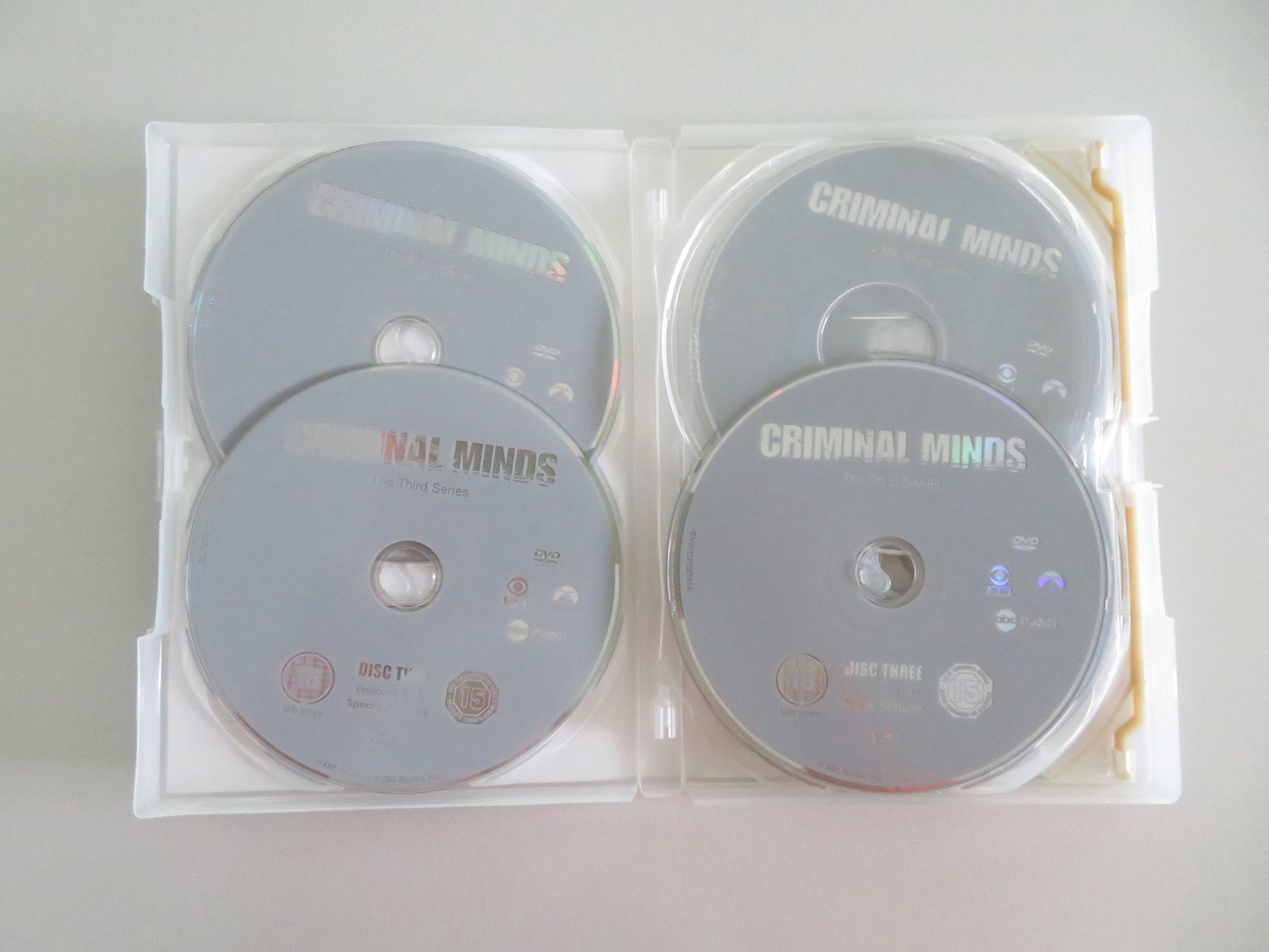CRIMINAL MINDS SEASON 3 (DVD) JOE MANTEGNA THOMAS GIBSON 2007 REGION 2 Movie posters