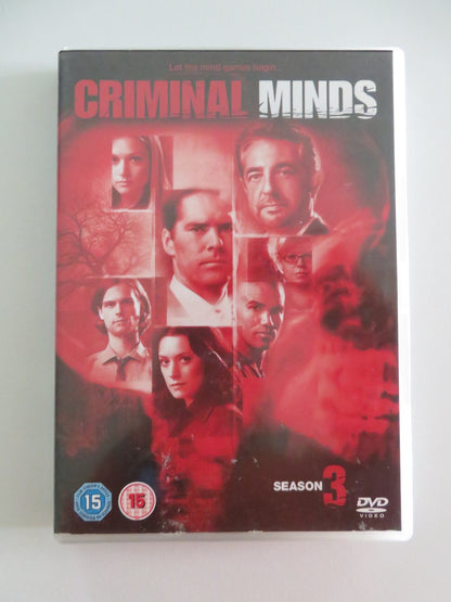 CRIMINAL MINDS SEASON 3 (DVD) JOE MANTEGNA THOMAS GIBSON 2007 REGION 2 Movie posters