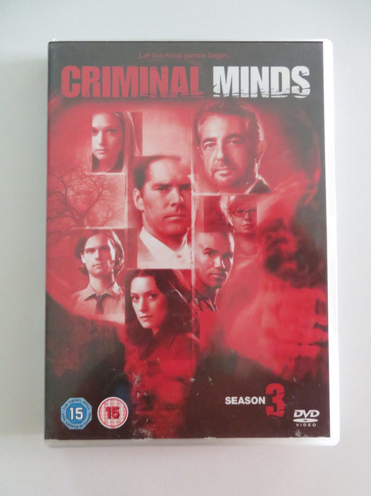 CRIMINAL MINDS SEASON 3 (DVD) JOE MANTEGNA THOMAS GIBSON 2007 REGION 2 Movie posters