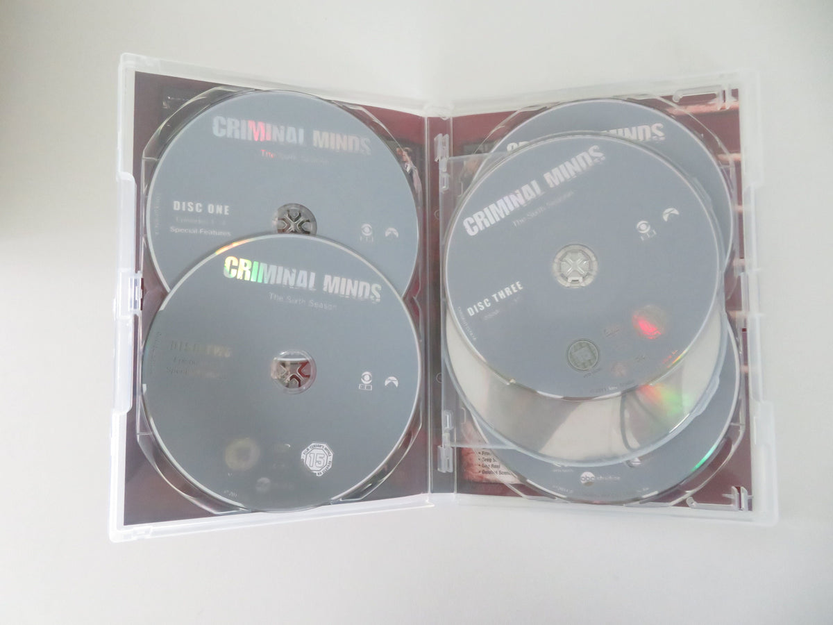 Criminal Minds - Season 6 (DVD) Kirsten Vangsness 2010 Region 2 Movie posters