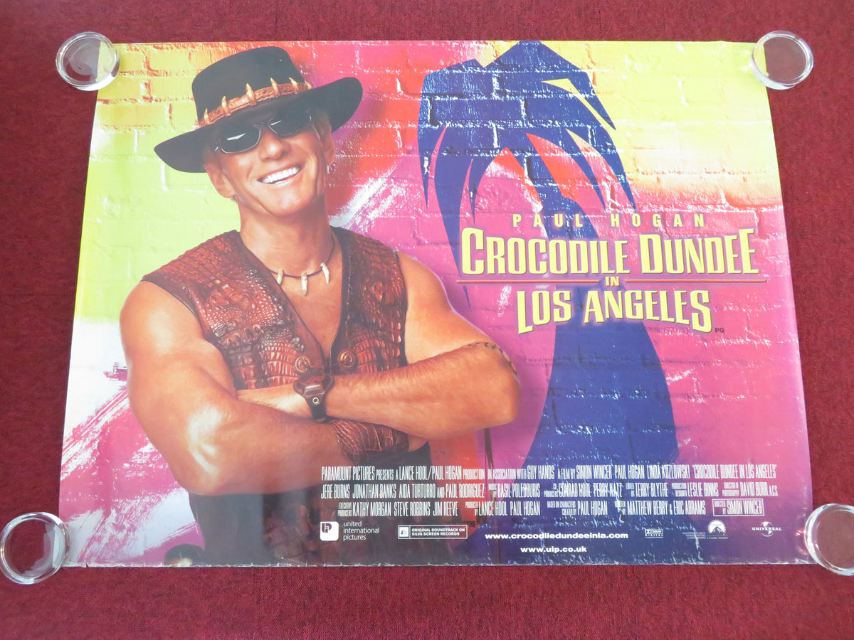 Crocodile Dundee in Los Angeles UK Quad Rolled Poster Paul Hogan 2001 Movie posters