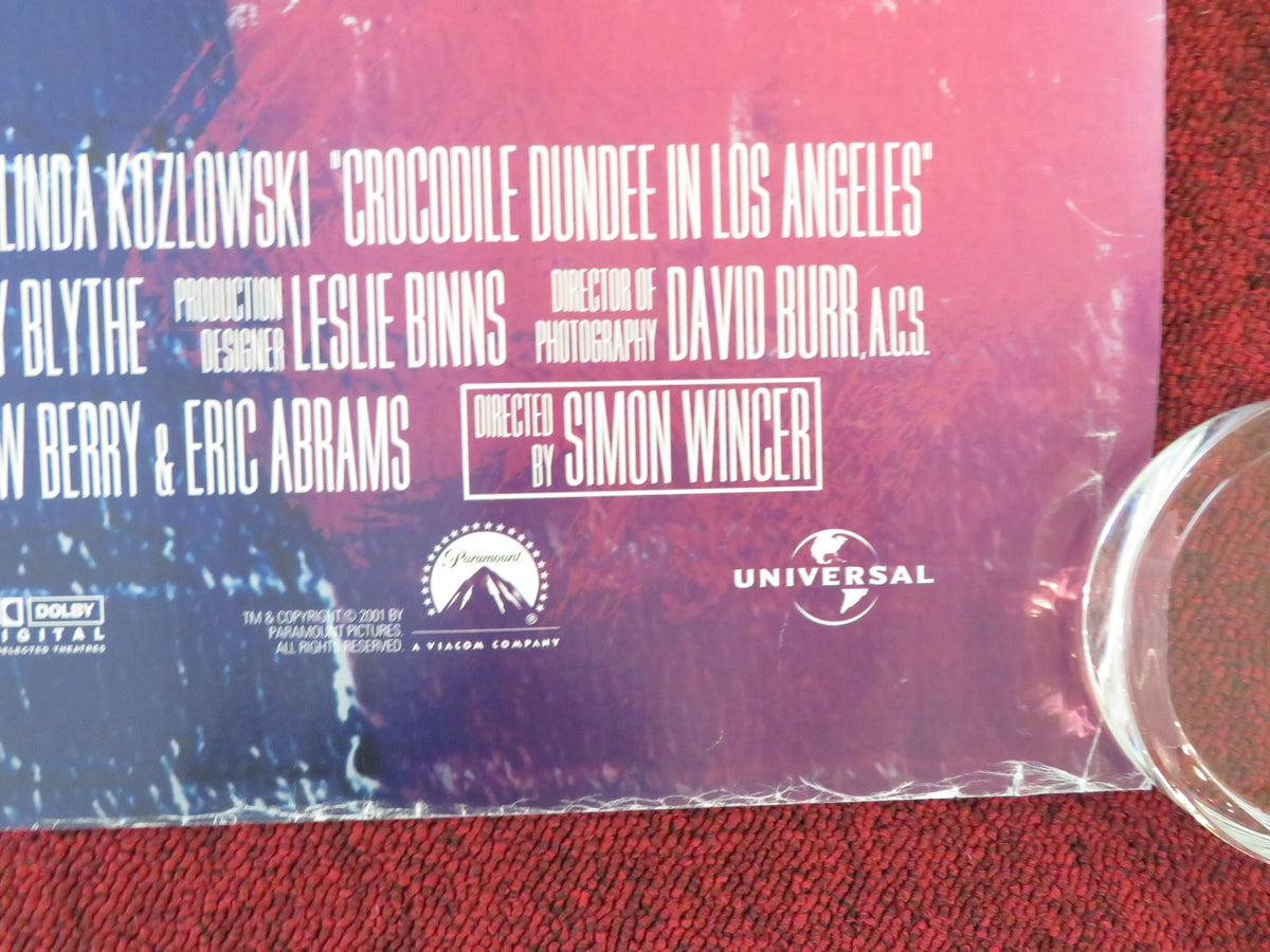 Crocodile Dundee in Los Angeles UK Quad Rolled Poster Paul Hogan 2001 Movie posters